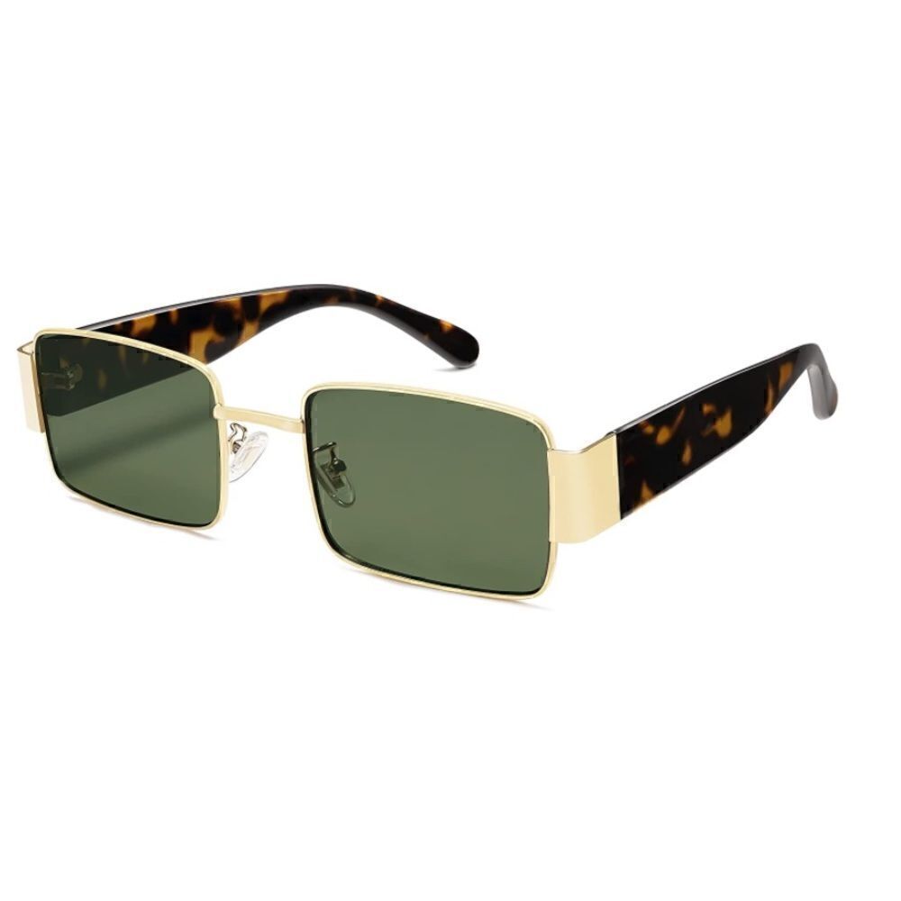 Retro Vintage Rectangular Sunglasses 